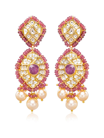 Zara Polki Ear Rings