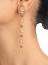 Adeeva Polki Long Earrings