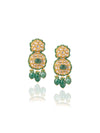 Zoya Polki Long Earrings
