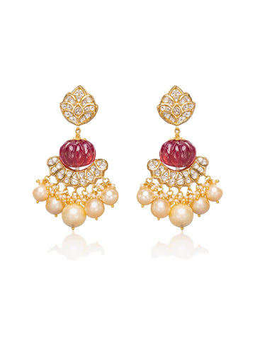 Saanvika Polki Ear Rings