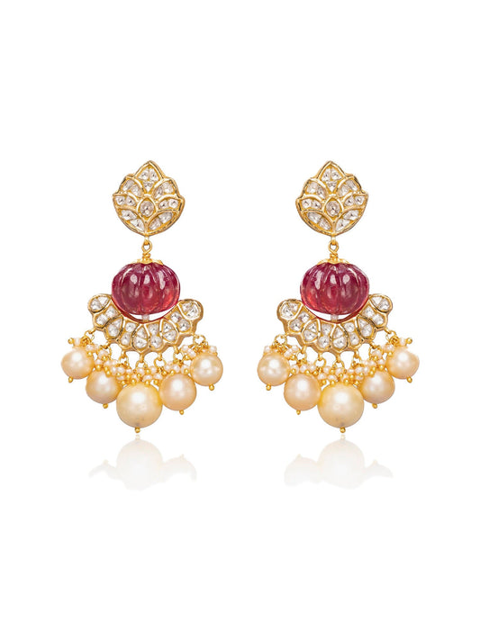 Saanvika Polki Ear Rings