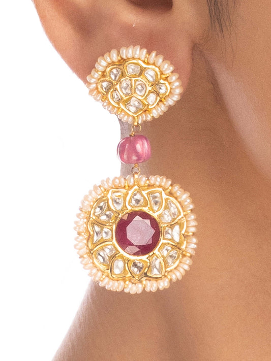 Anina Polki Ear Rings
