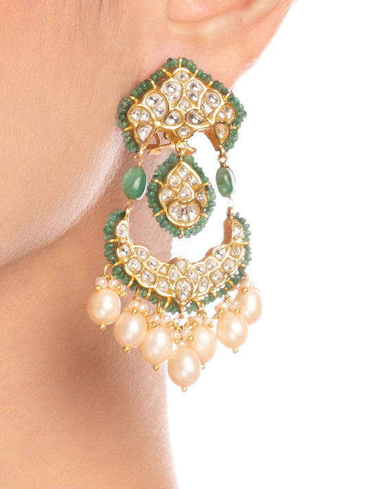 Swara Polki Chandbali