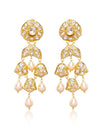 Reva Polki Long Earrings