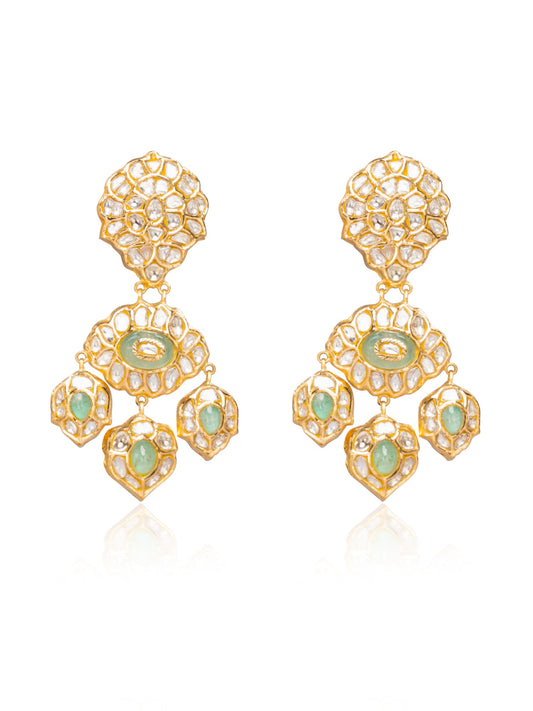 Saranya Polki Ear Rings