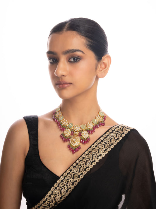 Auretta Polki U Necklace