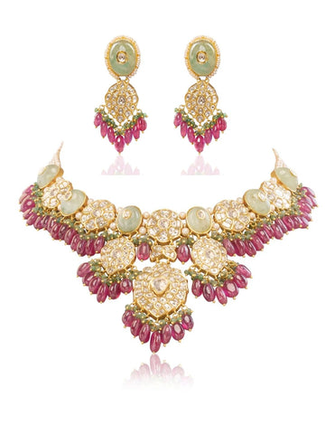 Auretta & Marishka Polki U Necklace Set