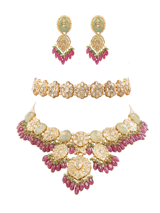 Adrika Polki Bridal Set