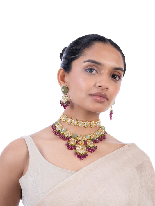 Adrika Polki Bridal Set