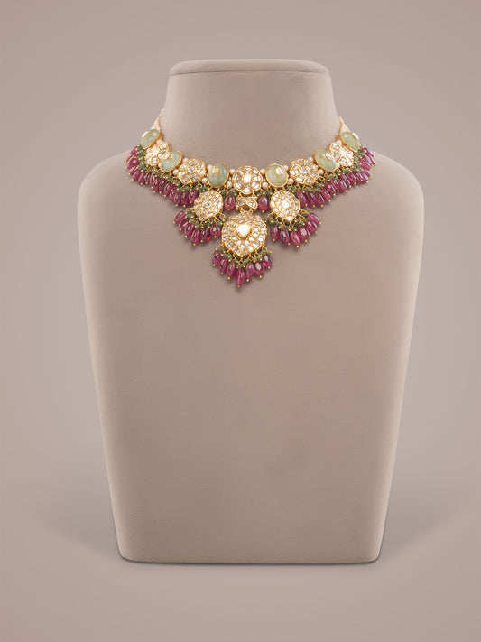 Auretta Polki U Necklace