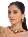 Sunniva & Heila Polki U Necklace Set