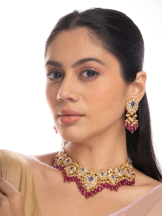 Sunniva Polki U Necklace