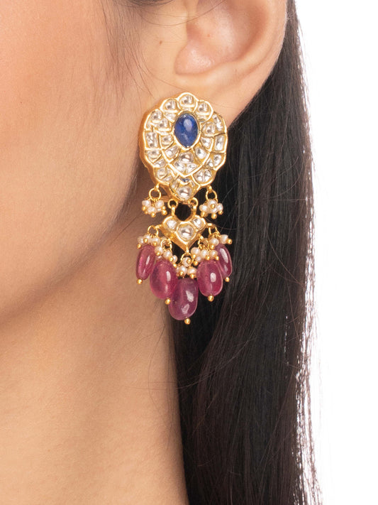 Heila Polki Long Earrings