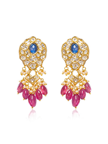 Heila Polki Long Earrings