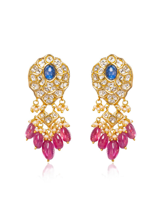 Heila Polki Long Earrings