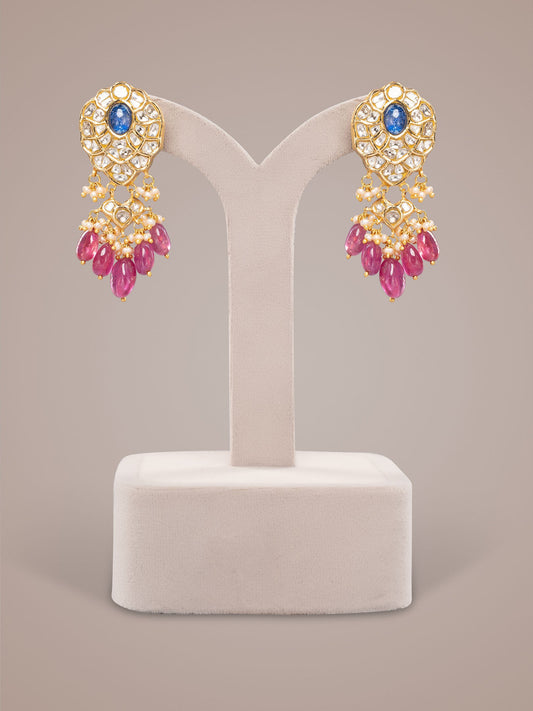 Heila Polki Long Earrings