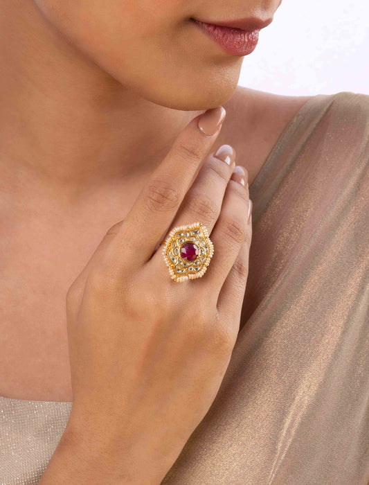 Makani Polki Ring