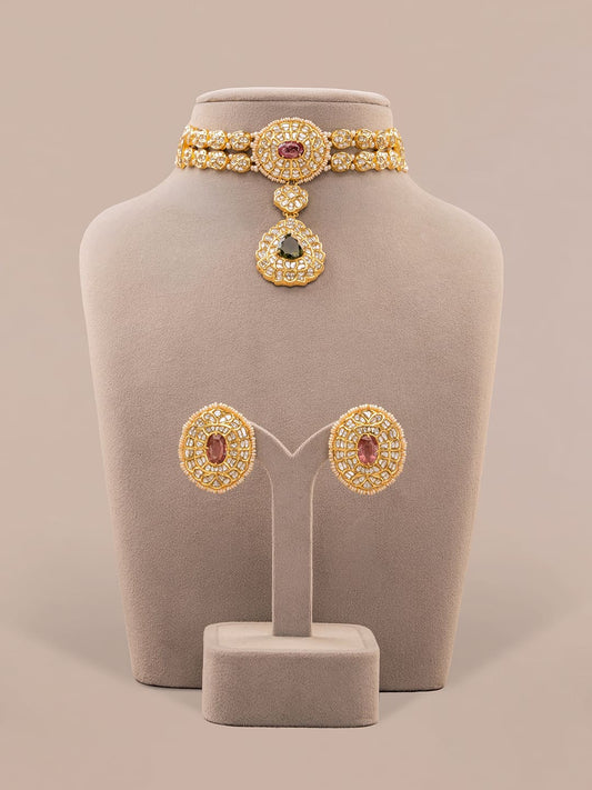 Ekara & Eliza  Polki Choker Set