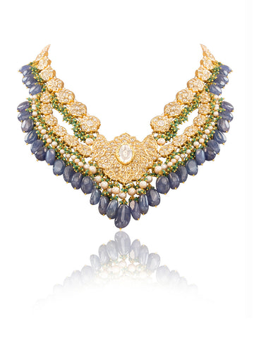 Milira Polki Long Necklace