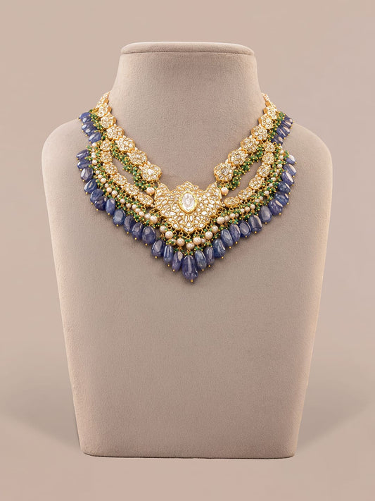 Milira Polki Long Necklace