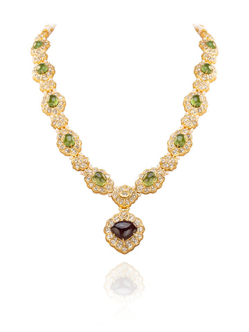 Ikova Polki Long Necklace