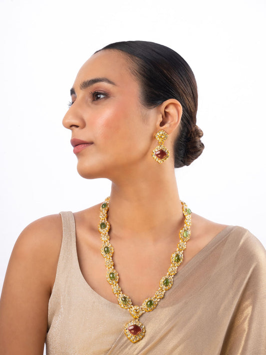 Luvena Polki Long Earrings