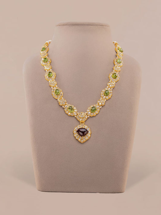 Ikova Polki Long Necklace