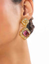 Luvena Polki Long Earrings