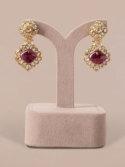 Luvena Polki Long Earrings