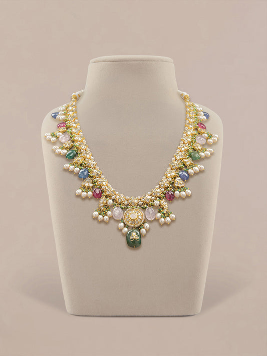 Sadira Polki Long Necklace
