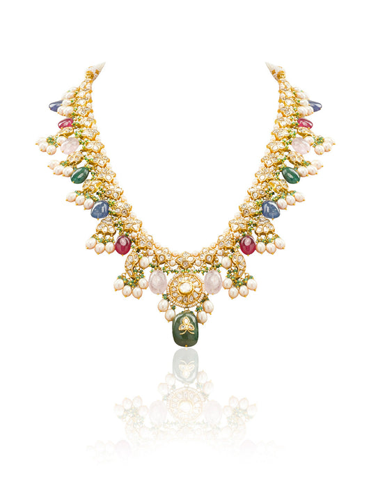 Sadira Polki Long Necklace