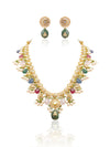 Sadira & Irha Polki Long Necklace Set