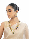 Sadira & Yutika Polki Long Necklace Set