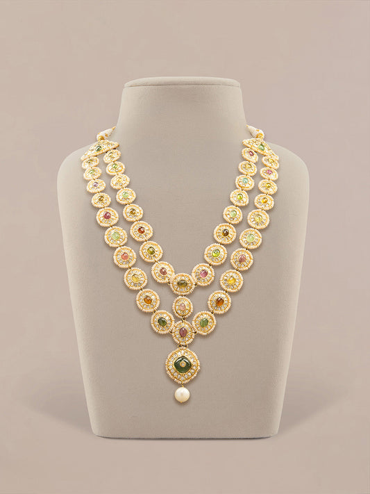 Tija Polki Long Necklace