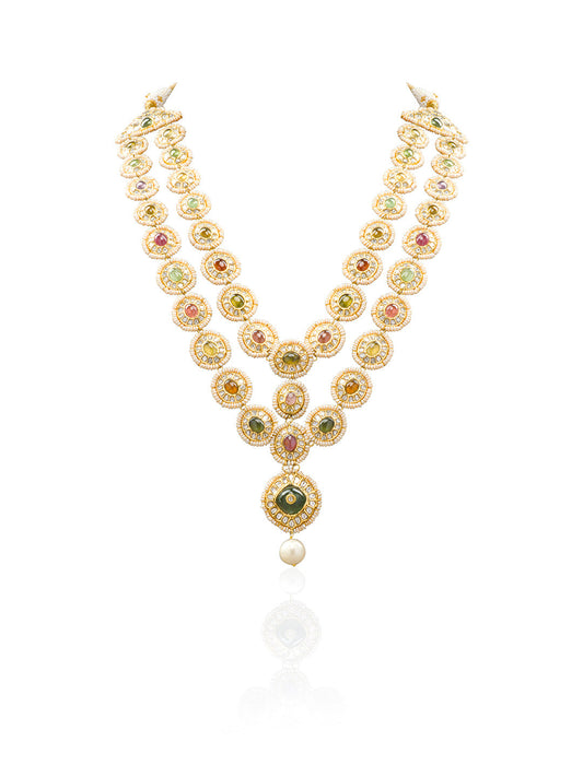 Tija Polki Long Necklace