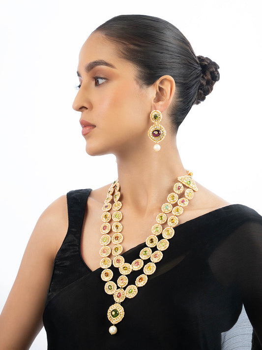 Ayushka Polki Ear Rings