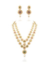 Tija & Ayushka Polki Long Necklace Set