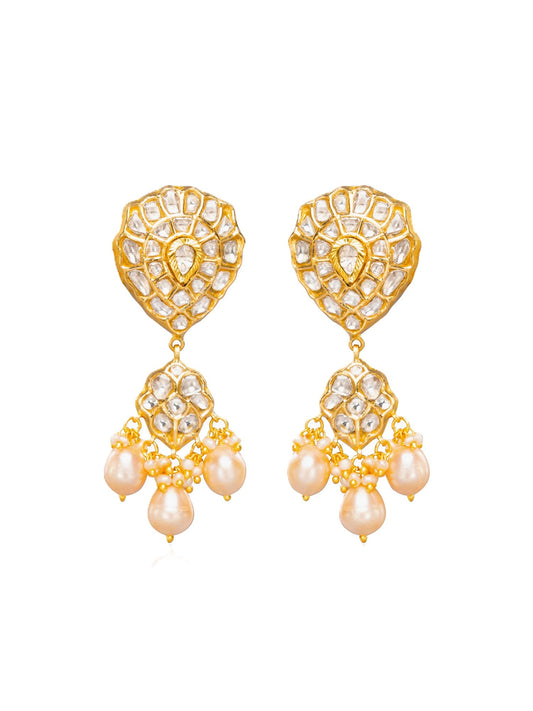 Sunisa Polki Long Earrings