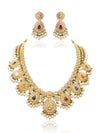 Enina & Atara Polki Long Necklace Set