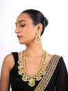 Enina & Atara Polki Long Necklace Set