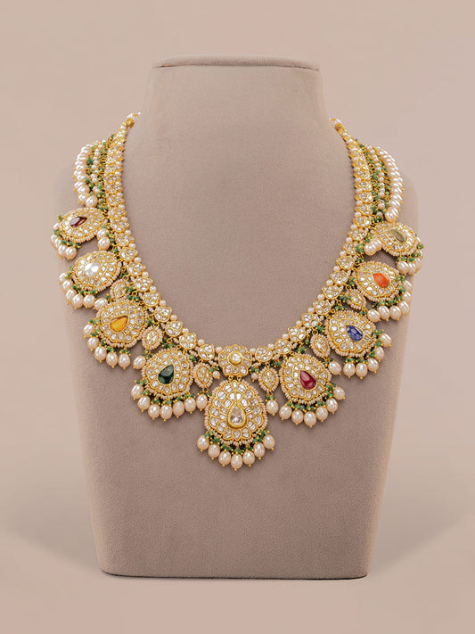 Enina Polki Long Necklace