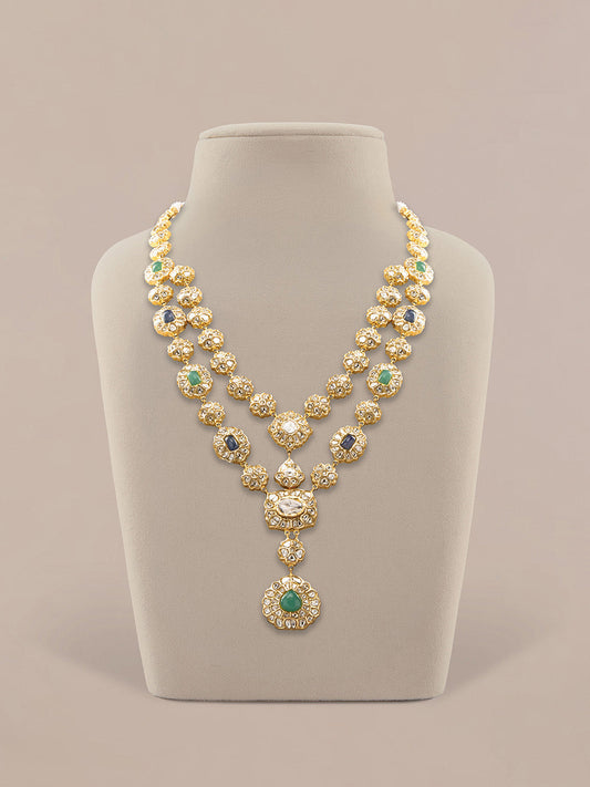 Aroha Polki Long Necklace