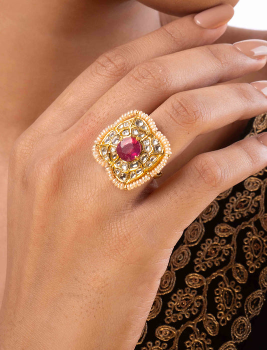 Manya Polki Ring