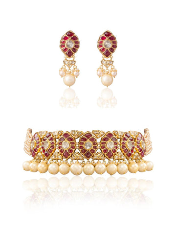 Akeza & Parisa Polki Choker Set