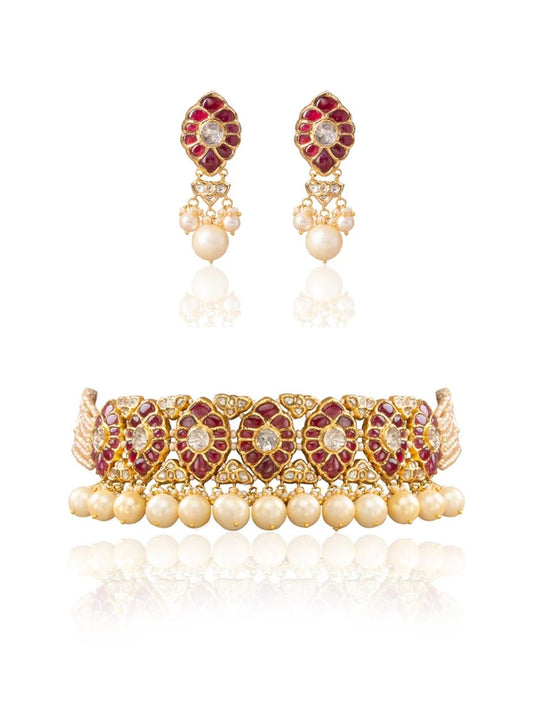 Akeza & Parisa Polki Choker Set