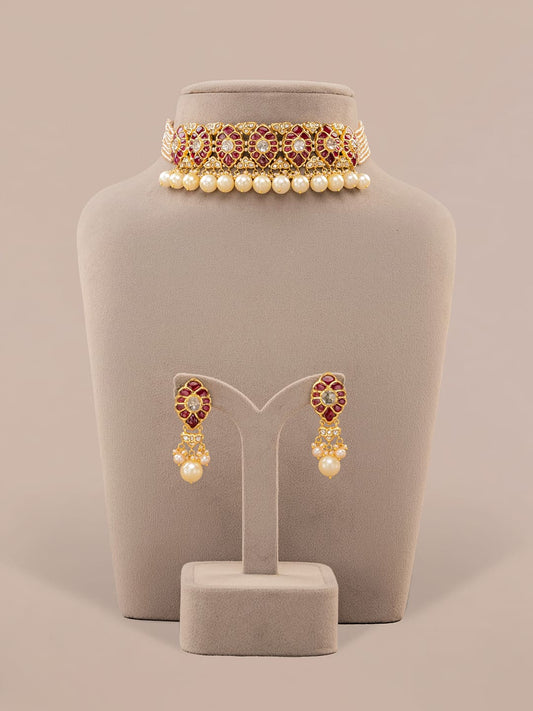 Akeza & Parisa Polki Choker Set