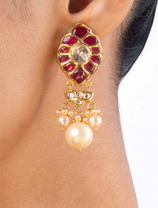 Parisa Polki Ear Rings