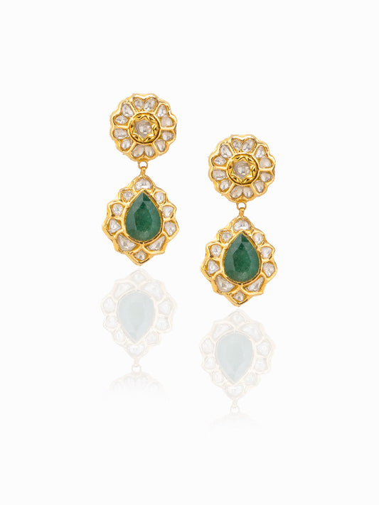 Chayana Polki Long Earrings
