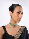 Evania & Sunee Polki Bead Choker Set