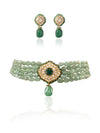 Evania & Sunee Polki Bead Choker Set